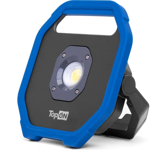 Аккумуляторный фонарь TopOn TOP-MX1MGB LED 10 Вт 1100 лм 3.7 В 4.4 Ач 16.3 Втч магнитное крепление Синий TOP-MX1MGВ