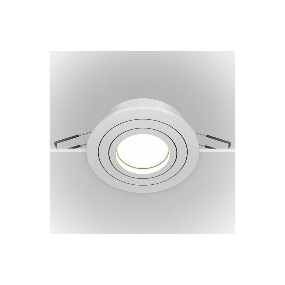 Светильник downlight встраиваемый ip20 цоколь gu10 metal modern dl008 2 01 s