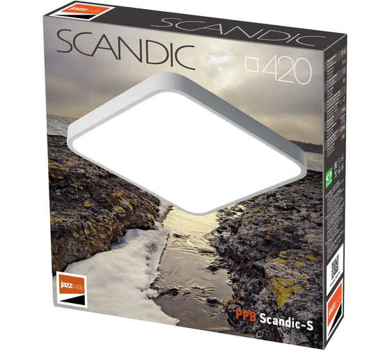 Светодиодный светильник Jazzway декоративный PPB Scandic-S 54Вт 4000К IP20 настенно-потолочный бытовой WH 5037212