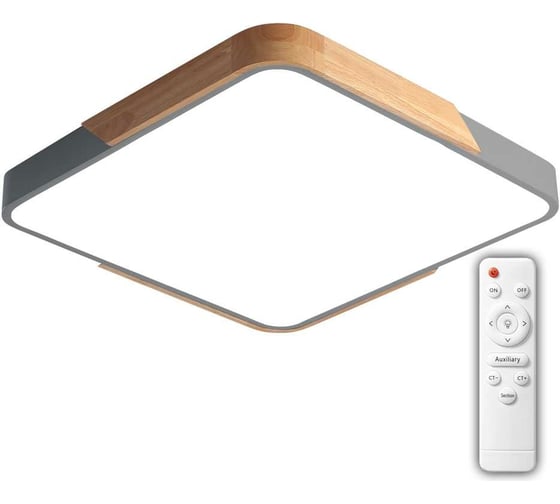 Светодиодный светильник Jazzway декоративный PPB Scandic-S DIM 72Вт 3000-6500К IP20 настенно-потолочный бытовой диммир. GR/W 5037397