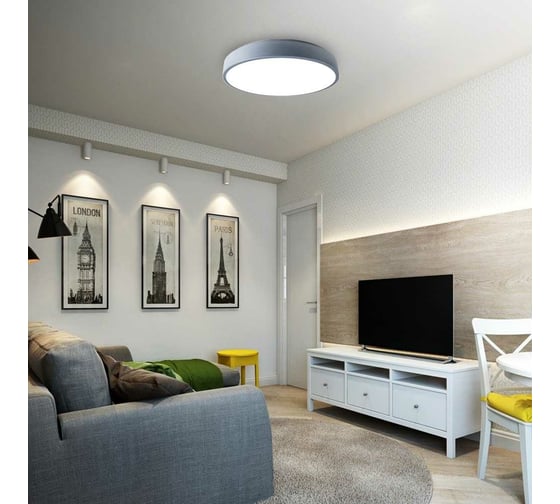 Светильник Jazzway PPB Sсandic-R 72w, 3000-6500K, GR, IP20 5036918