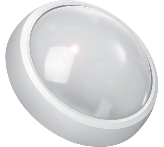 Светодиодный светильник Gauss IP54 D175x76 8W 670lm 4000K Qplus круг с оптико-микроволновым сенсором 142411208-S