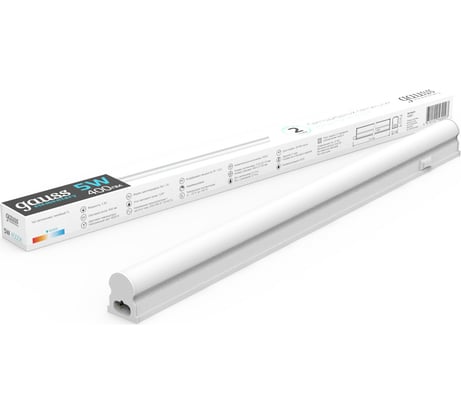 Линейный светильник Gauss LED матовый 5W 4000K 310x22x33, 400лм TL001