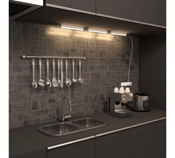 Линейный светильник Gauss LED матовый 5W 4000K 310x22x33, 400лм TL001