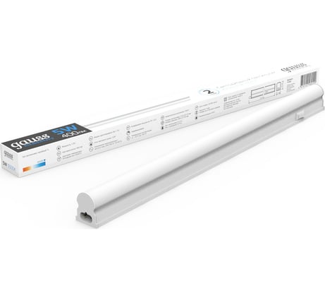 Линейный светильник Gauss LED матовый 5W 6500K 310x22x33, 400лм TL002