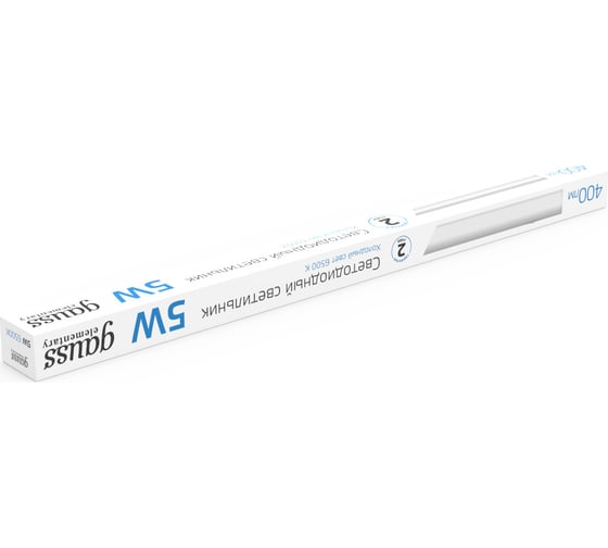 Линейный светильник Gauss LED матовый 5W 6500K 310x22x33, 400лм TL002