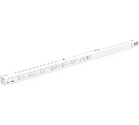 Линейный светильник Gauss LED матовый 8W 6500K 560x22x33, 600лм TL004