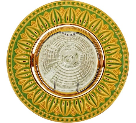 Встраиваемый светильник De Fran MR16 зеленый антик, SD-116 GR