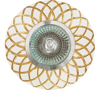 Встраиваемый светильник De Fran MR16 золото+белый, FT 9955 GDWH