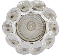 Встраиваемый светильник De Fran MR16 хром+прозрачные кристаллы, FT 499 CHCL