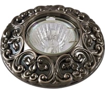 Встраиваемый светильник De Fran MR16, зеленое античное золото, FT 1234 GAB