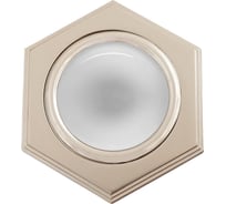 Встраиваемый светильник De Fran R50, E14, 220В, перламутровый никель+хром, 16172 EQ R50