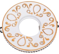 Встраиваемый светильник De Fran MR16 золото+белый со стразами, FT 217 WNG