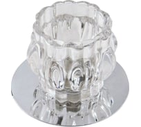 Встраиваемый светильник De Fran G9 хром прозрачный, FT 9101