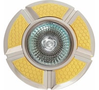 Встраиваемый светильник De Fran MR16 сатин-золото+хром, 16F161 DQ