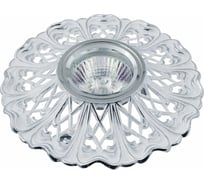 Встраиваемый светильник De Fran MR16 хром+белый, FT 1219 CHWH