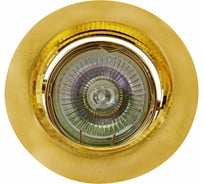 Встраиваемый светильник De Fran MR16 сатин-золото+золото, FT 138 SGG