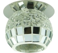 Встраиваемый светильник De Fran G9 мозаика хром+белый+зеркальный, FT 870 w