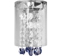 Встраиваемый светильник De Fran G9 40Вт хром+дымчатые кристаллы в стекле, FT 876 bbk