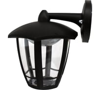 Садово-парковый светильник ЭРА ДБУ 07-8-005 У1 Дели 1 настенный черный, Б0057511