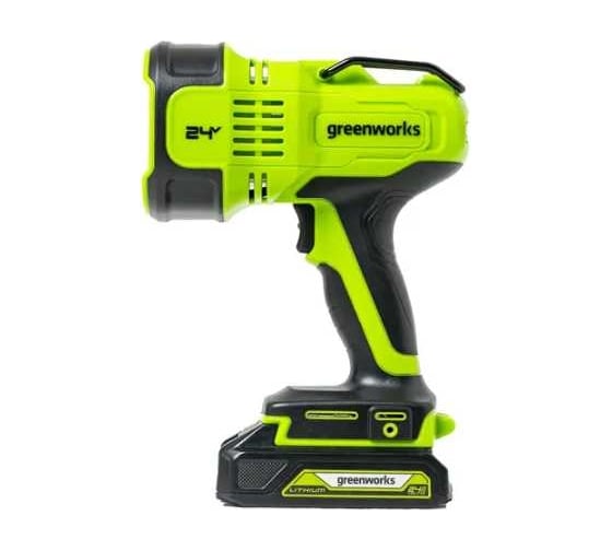 Аккумуляторный светодиодный фонарь-прожектор GreenWorks G24SL, 24V, без АКБ и ЗУ ч3401207