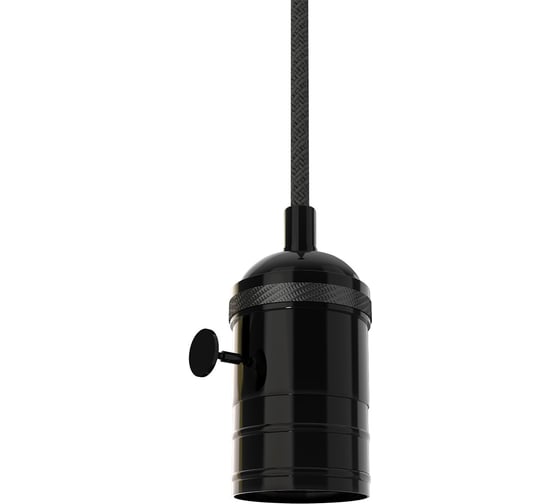 Подвесной светильник Gauss Decor PL041 черный E27, 1 м, 1/40