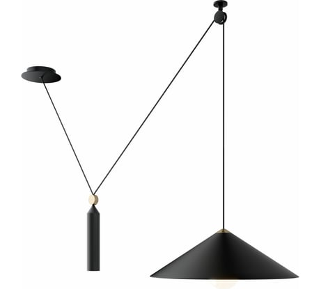 Подвесной светильник MAYTONI Peso 1xE27x60W P080PL-01B