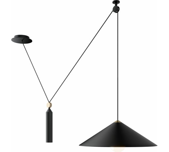 Подвесной светильник MAYTONI Peso 1xE27x60W P080PL-01B 1