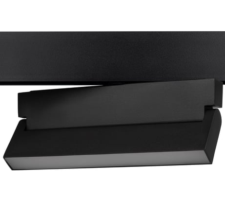 Магнитный трековый светильник ЭРА TRM20-2-22-12W3K-B для системы NOVA, 48V, 12Вт, 3000К, заливающий свет, черный Б0054805