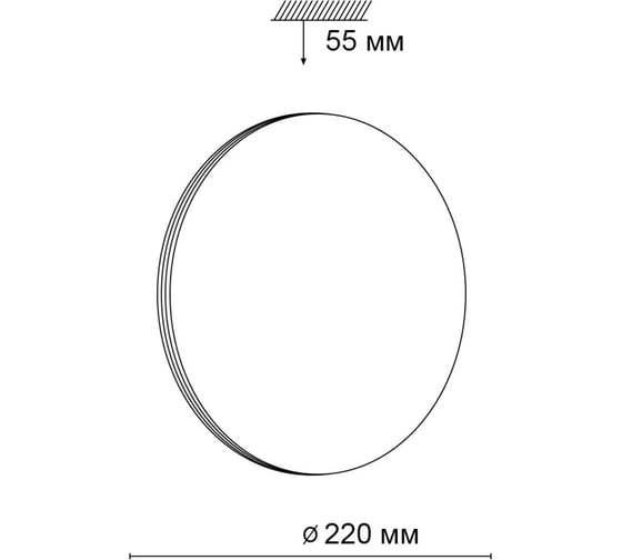 Настенно-потолочный светильник SONEX LED 12W SMALLI 3048_AL
