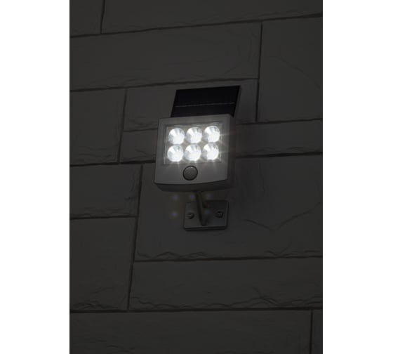 Прожектор с датчиком движения ЭРА ERAFS04808, на солнечной батарее, 6L Б0044248