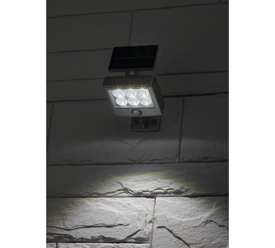 Прожектор с датчиком движения ЭРА ERAFS04808, на солнечной батарее, 6L Б0044248