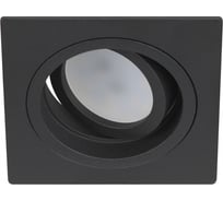 Встраиваемый светильник ЭРА алюминиевый KL85 BK MR16/GU5.3 черный, Б0054349