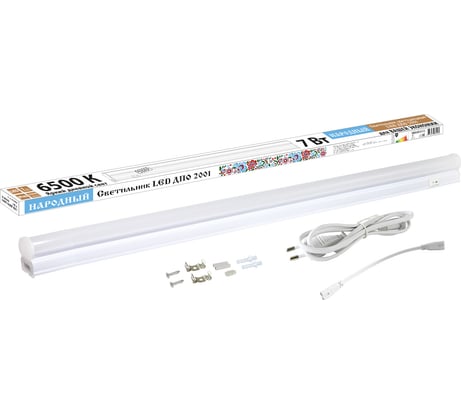 Светильник TDM ELECTRIC LED ДПО 2001 7 Вт, 6500К, IP40, Народный SQ0329-0113