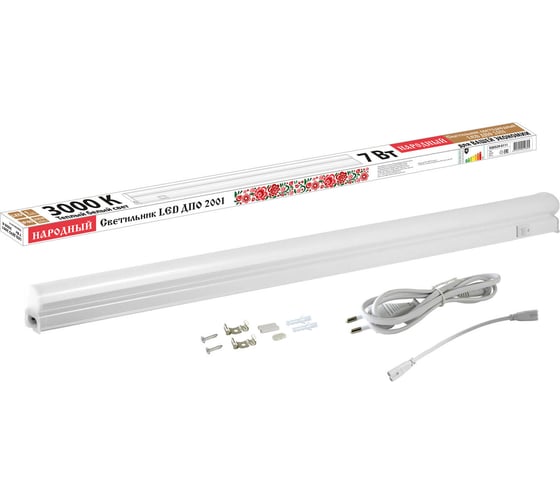 Светильник TDM ELECTRIC LED ДПО 2001 7 Вт, 3000К, IP40, Народный SQ0329-0111 1