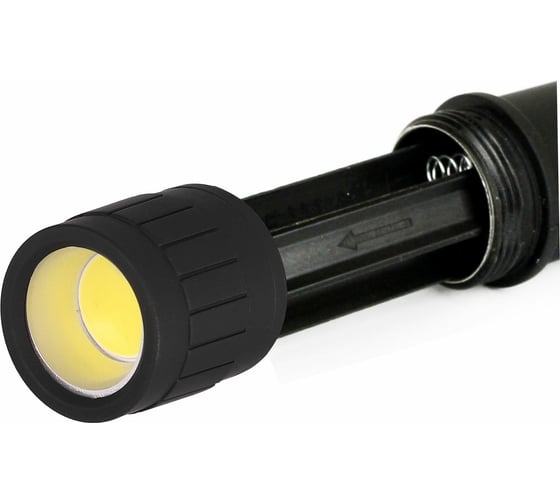Фонарь Ultraflash LED16011 3XR03, черный, COB LED 3Вт, пластик, блистер-пакет 14773