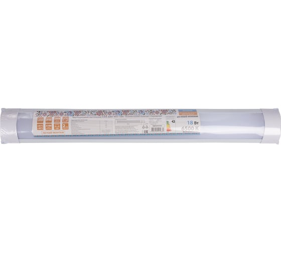 Светодиодный светильник TDM ELECTRIC LED ДПО 3017 18Вт, 1650лм, 6500К, Компакт, Народный SQ0329-0135