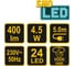 Переносная светодиодная лампа VOREL 24 LED 82706 3