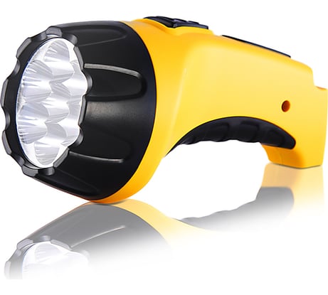 Фонарь ЯРКИЙ ЛУЧ LA-07 аккумуляторный, 7 светодиодов, встр. вилка для прямой зарядки от 220В 4606400104292