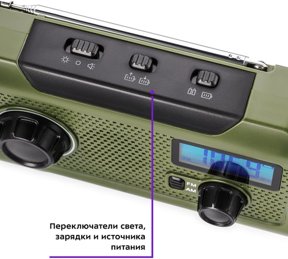 Кемпинговый фонарь KITFORT "5 в 1" КТ-3341