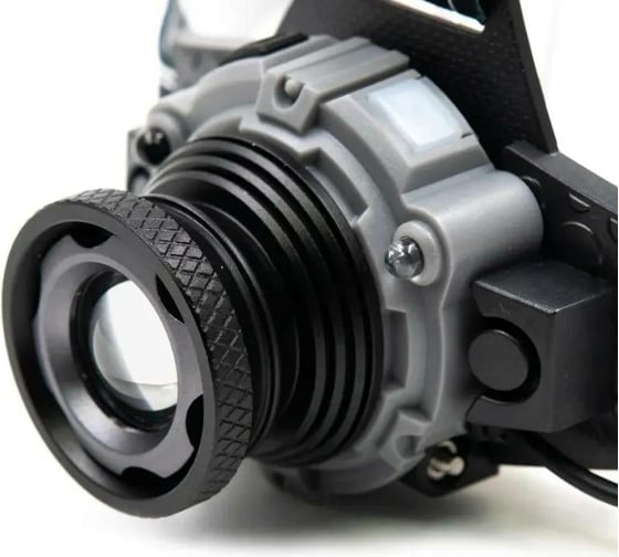 Налобный фонарь Сибирский следопыт Вольт-М, 1 LED, zoom, аккум. 220В, PF-PFL-HL51