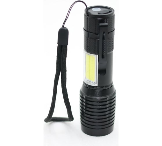 Ручной фонарь Следопыт СИБИРСКИЙ АУР, 1 LED и 1 COB, аккумулятор, 220В, USB, PF-PFL-L81