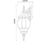 Уличный светильник ARTE LAMP, A1042AL-1BG 2