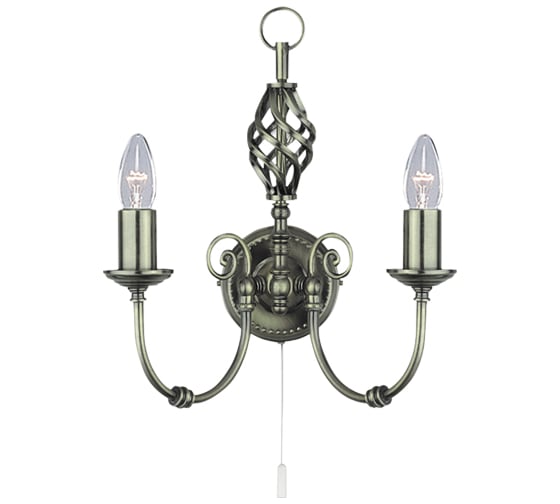 Настенный светильник ARTE LAMP A8392AP-2AB 1
