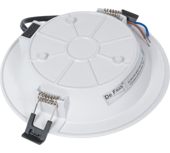 Светодиодный светильник De Fran 4000K SMD 12Вт 220В (960Лм) белый, DC028 WH