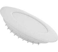 Светодиодный светильник De Fran 4000K 220В 12Вт 1200Лм белый,IP44 влагозащищенный, круг FT 911 LED W