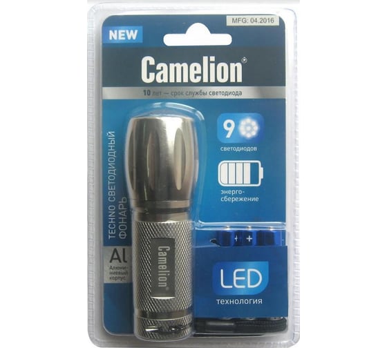 Светодиодный фонарь Camelion LED 5107-9, 7545