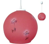 Светильник ЭЛЕТЕХ Ромашка НСБ 72-60 М50 розовый матовый /шнур белый ИУ 1007000002