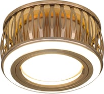 Светильник Gauss Backlight Кругл. Золото/Белый, Gu5.3, 3W, LED 3000K BL096
