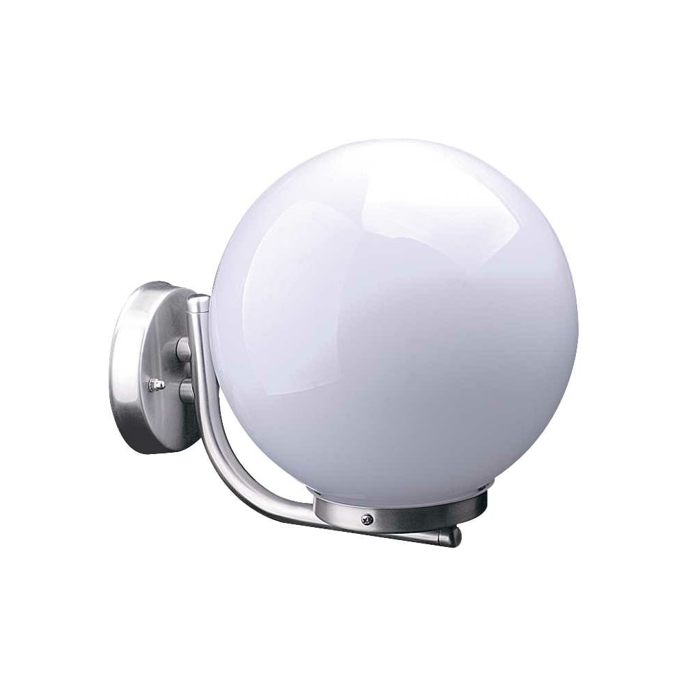Светильник De FranE27 60Вт IP44 нержавеющая сталь, плафон-матовый шар ...